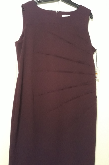 Calvin Klein Deep Purple Dress - Picture 1 of 4